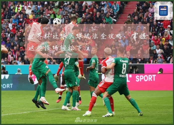 世界杯让球买球玩法全攻略，掌握这些技巧轻松下注
